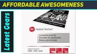`Swingline GBC 3200654 UltraClear 5 mil Pouches: The Ultimate Clarity for Documents