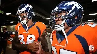 Chris Harris Jr. reacts to the Demaryius Thomas trade