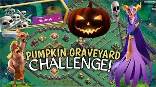 Pumpkin Graveyard Challenge!  Clash Of Clans