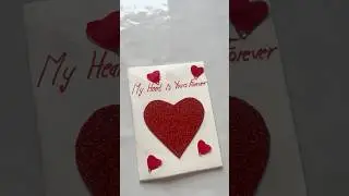 &hearts;️DIY Heart Greeting Card #greetingcard #valentinesday #diygiftideas