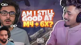 Am I Still Good At M4+6X? | PUBG Ft. CarryMinati *SHOCKED REACTIONS* | sc0ut