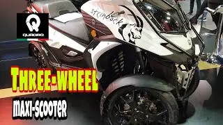 QUADRO III 350cc Three-wheel Maxi-Scooter #ThreeWheelMaxiScooter #Quadro3 #QuadroAE