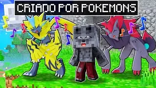 Fui Criado pelo meu PAI POKÉMON no Minecraft
