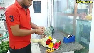 Making a Gorgeous Gerbera Flower Bouquet for Any Occasion | Subrata Parali