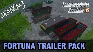 LS15 MOD TEST // Fortuna Trailer Pack v1.2 // German HD 1080p