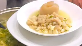 Menudo de res blanco 😋 / Cocinando A la Periqué