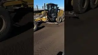 CAT 140M Grader Finish Grading