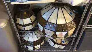 Fans and lights at a thrift store (1/17/20)