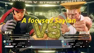 Street Fighter 5 : blaksaiyan vs KV-Laostunner-C - a focused Sayian