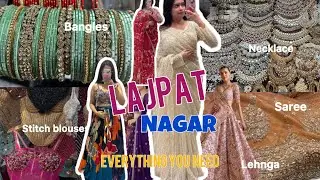 Lajpat Nagar shopping vlog 😍| *we got best clothes 😱for shadi + fun + food 🛍️🥰🍟✨