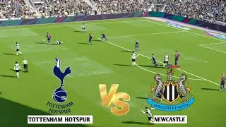 🔴 TOTTENHAM VS NEWCASTLE UNITED I English Premier League 2024/25 I PES Game Simulation