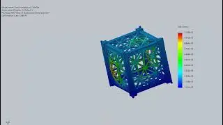Random Vibration Analysis on CubeSat variation1 Deformation