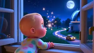 Baby Telescope Night Watch | Fun Kids Song | Toddler Space Adventure