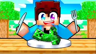 Alex Kan MONSTERS ETEN in Minecraft!