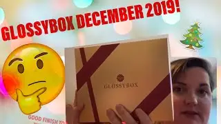 *** Glossybox *** December 2019! Unboxing. #beautysubscripton #monthlygifttoself