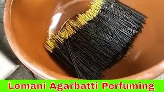 Lomani Black Agarbatti Dipping Process   Ashish Agarbatti   Contact for Perfume Material