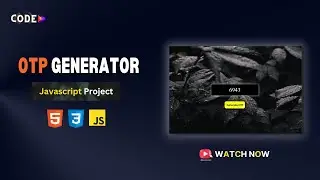 OTP Generator || HTML & CSS & JS || #project