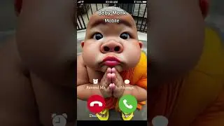 When Baby Monk calls you at 3am&hellip;☎️😱