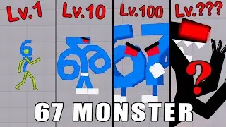 Evolution Of 67 Monster In Melon Playground - People Playground