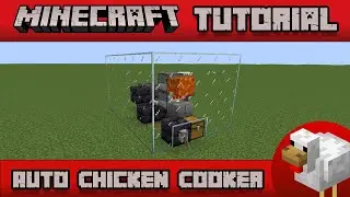 Simple Auto Chicken Cooker for Minecraft 1.16.3! - Tutorial