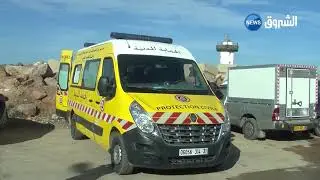 وهران| انتشال جثة حراق بسواحل كريشتل