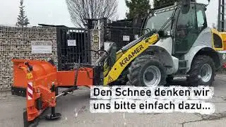 ❄️ Vario-Schneepflug, Schneeschild PUV-3000 mit Radladeraufnahme / Dreipunktaufnahme
