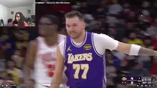 BULLS FAN REACTS TO TEAM GETTING DESTROYED BY LUKA DONCIC WITH A SMILE ON HIS FACE !  #BULLS #NBA