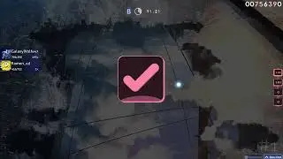 I played osu but with double time