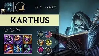 Karthus Carry vs Ezreal - NA Challenger Patch 25.24