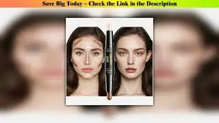 Slide Barra de contorno de doble punta, base facial, corrector, ojeras duraderas, corrector de cont