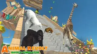 Animals Run !! Who Survived The Bomb Blast // ANIMAL REVOLT BATTLE SIMULATOR