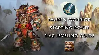 Classic WoW - Tauren Warrior Leveling Route