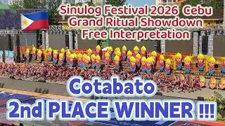 Sinulog 2026 COTABATO 2nd PLACE FI WINNER Ritual Showdown Cebu City Festival Dance & Costume Parade 