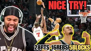 HOUSTON GOT A PROBLEM! 👽 Reacting to SPURS vs ROCKETS HIGHLIGHTS