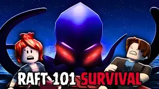 Raft 101 Survival🐙- Full Game Walkthrough & Ending - Roblox