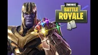 High kill Thanos Gameplay (Fortnite Battle Royal)
