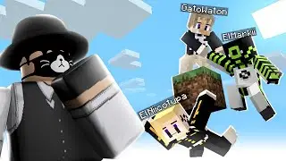 MINECRAFT PERO EN UN SOLO BLOQUE CON PANAS!