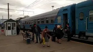 Arriving Samarkand from Bukhara on the Sharq Express Uzbekistan