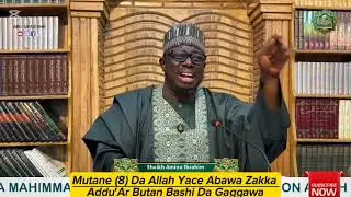 Mutane (8) da Allah yace abawa zakka || Sheikh Aminu Ibrahim Daurawa
