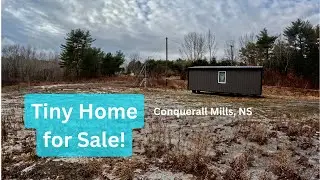 $115K Nova Scotia Land + Roughed-In Tiny Home Tour | Conquerall Mills Retreat Ready to Build!