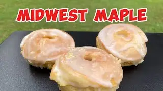 Midwest Maple Donut (Easy Air Fryer Recipe) Midwest Maple Donuts in Minutes! D.K.S Food Vlog Recipe