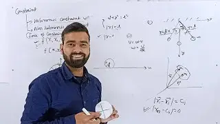 Holonomic and nonholonomic constraints with examples || Forces of constraints