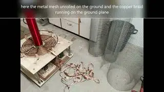 Tesla coil grounding