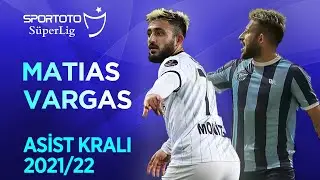 2021-22 Asist Kralı Matias Vargas | Tüm Asistler - Spor Toto Süper Lig