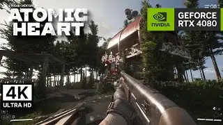 Трассировка лучей Atomic Heart | RTX 4080 + i7 14700K | Настройки 4K Max DLSS FG