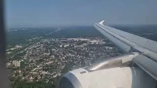 Nouvelair landing Dusseldorf (operated by Electra Airways)