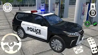 4x4 Luxury SUV Driving Simulator - Mobile Gameplay | Driving Police Van City and Offroad