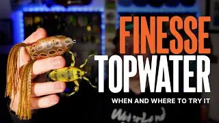 Finesse Topwater | When And Where To Try It