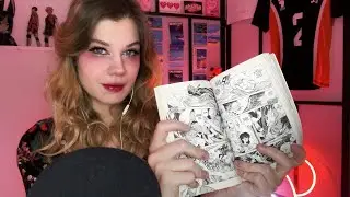 MANGA GRIPPING ASMR | BOOK MASSAGE [minimal talking]