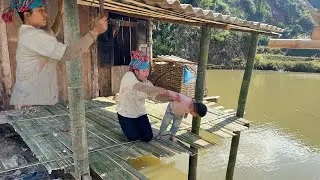2 Days to Build a Simple Kitchen on a Mountain Farm